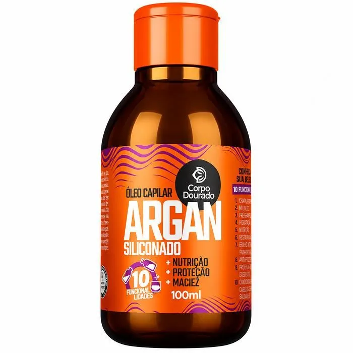 Óleo Capilar de Argan Corpo Dourado 