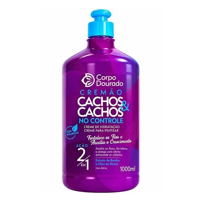 Cremão Cachos e Cachos Corpo Dourado