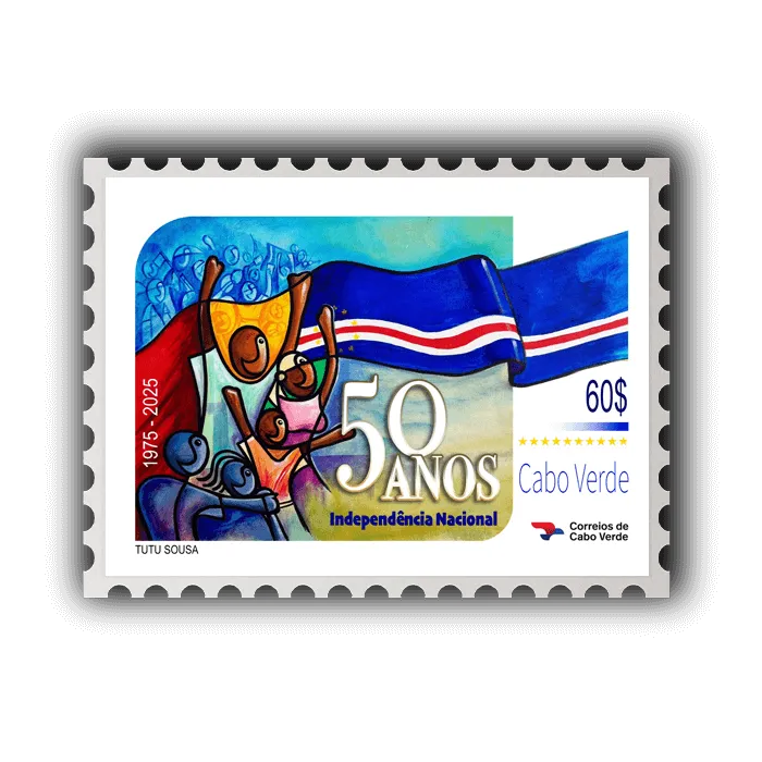 Selo 50 Anos Independência de Cabo Verde 60 - 2025