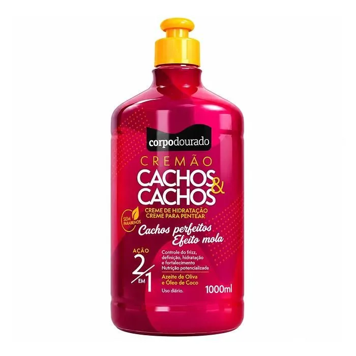 Cremão Cachos e Cachos Corpo Dourado
