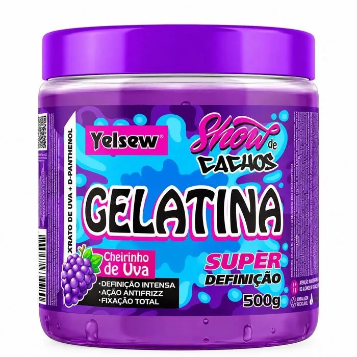 Gelatina Super Definição Uva da Yelsew