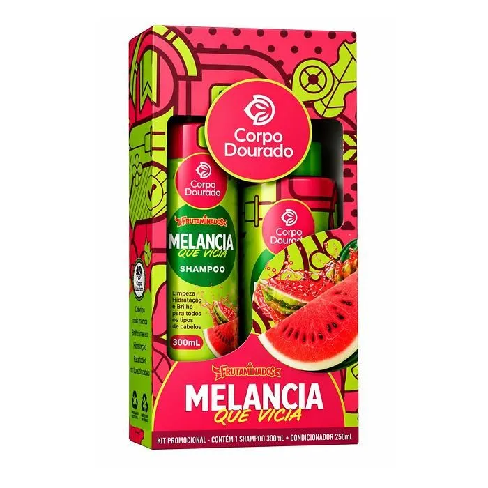 Kit Capilar Melancia da Corpo Dourado