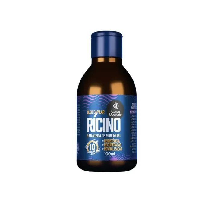 Óleo Capilar de Rícino Corpo Dourado