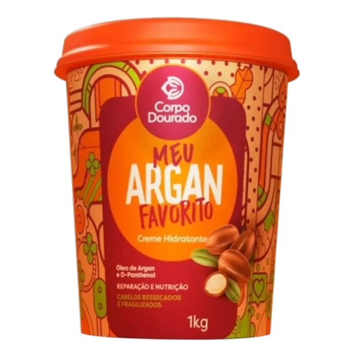 Máscara Corpo Dourado Meu Argan Favorito