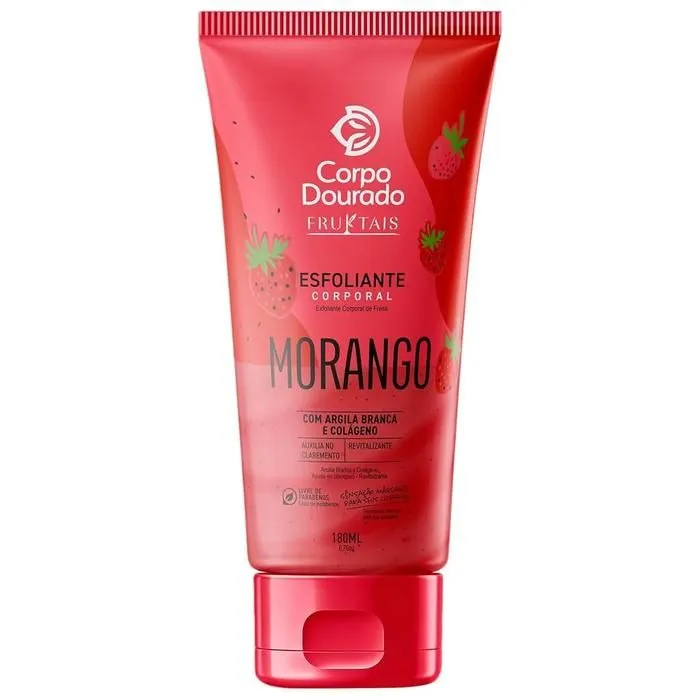 Esfoliante Corporal de Morango Corpo Dourado