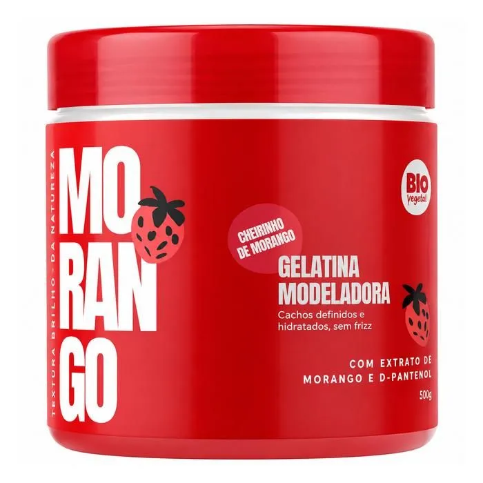 Gelatina Modeladora de Morango da Bio Vegetais