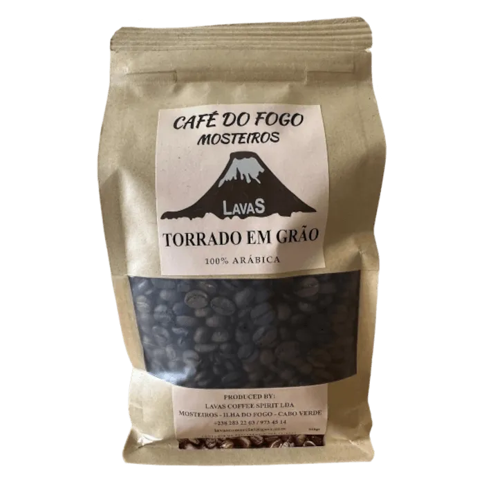 Café do Fogo – Mosteiros - Torrado em Grão - Pacote Ecológico 350g