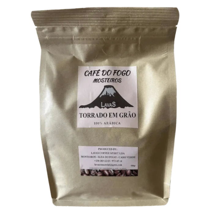 Café do Fogo – Mosteiros - Torrado em Grão - Pacote Ecológico 600g