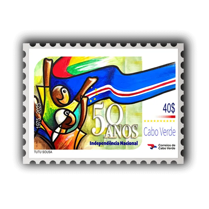 Selo 50 Anos Independência de Cabo Verde 40 - 2025