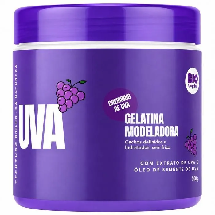 Gelatina Modeladora de Uva da Bio Vegetais