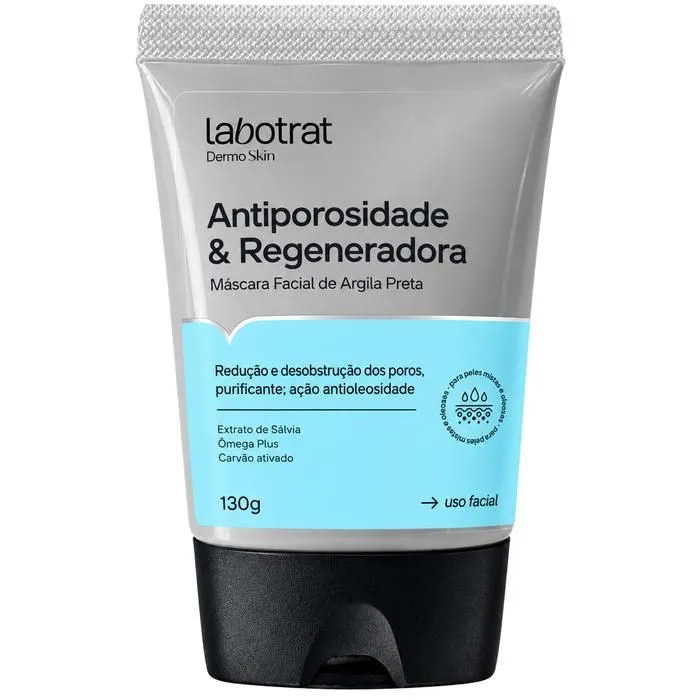 Máscara Facial de Argila Preta